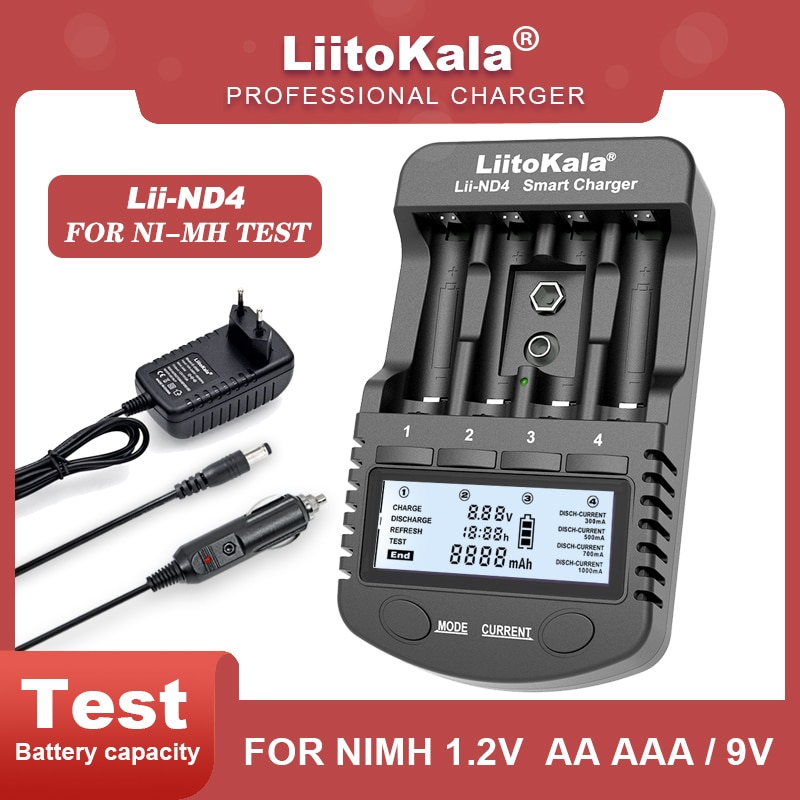 LiitoKala Lii-ND4 NiMH/Cd  AA AAA  LC..